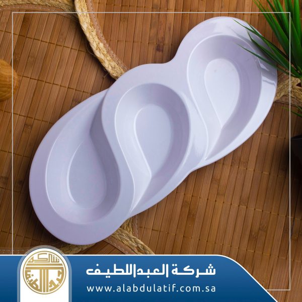 صحن ميلامين مقسم