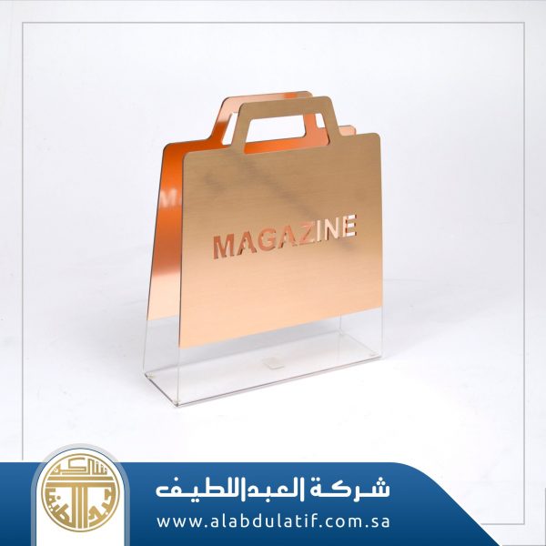 حامل مجلات اكريليك