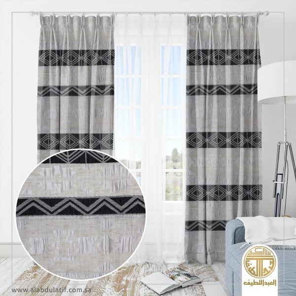 ستائر جاكار طقم 2 حبه138X180