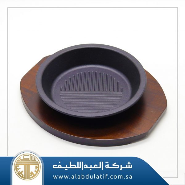 طاجن مدور حديد خشب