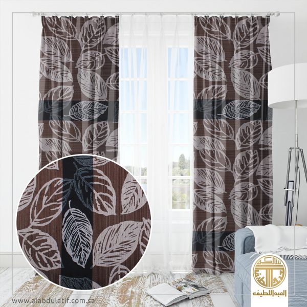 ستائر جاكار طقم 2 حبه138X240