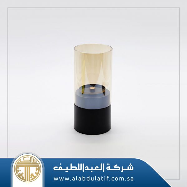 شمعدان اسود زجاج