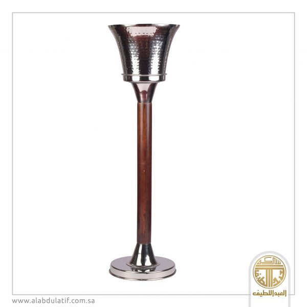 مركن استيل بستاند خشب