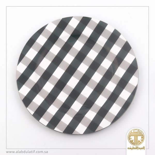 صحن تقديم مدور ملون