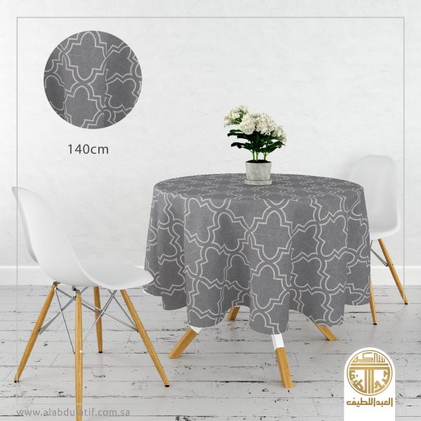 مفرش طاوله مدور