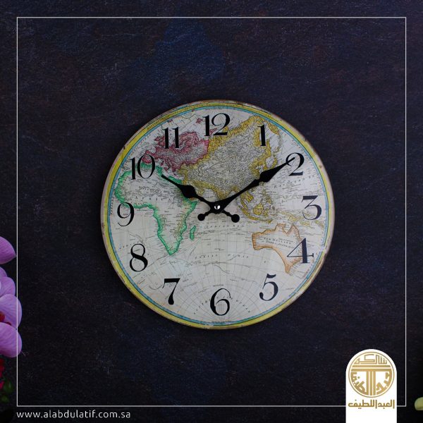 ساعة بشكل كره ارضيه 30×30