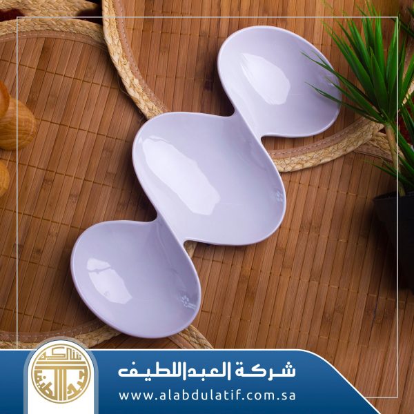 صحن ميلامين مقسم