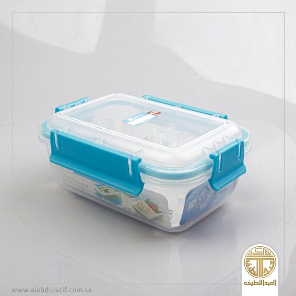 علبة حافظه بلاستيك مستطيل وسط