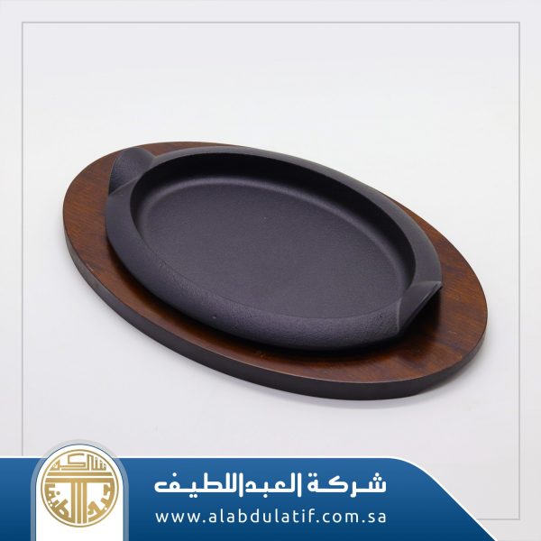 طاجن صحن بخشب بيضاوي