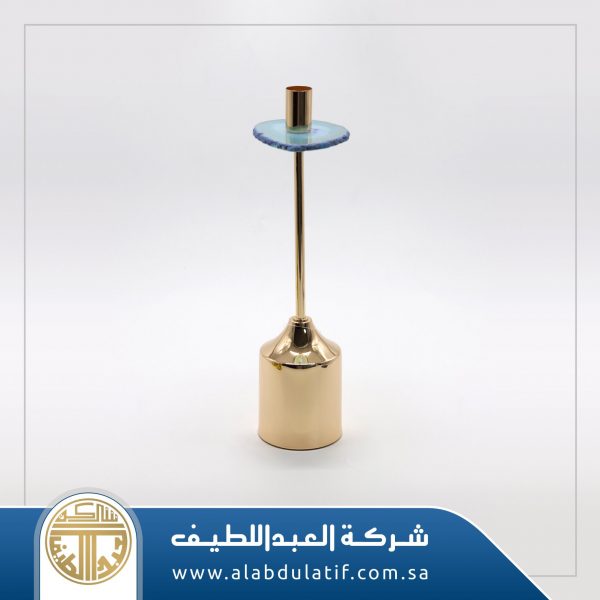 شمعدان بحجر ذهبي