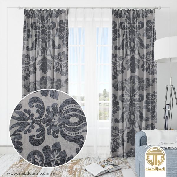 ستائر جاكار طقم 2 حبه138X240