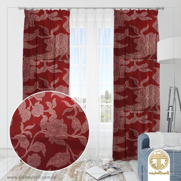 ستارة قماش ملون 2قطعه