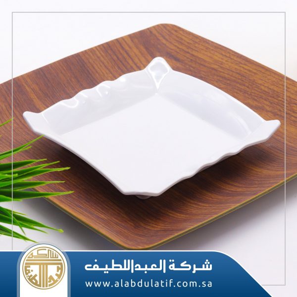 صحن ميلامين مربع