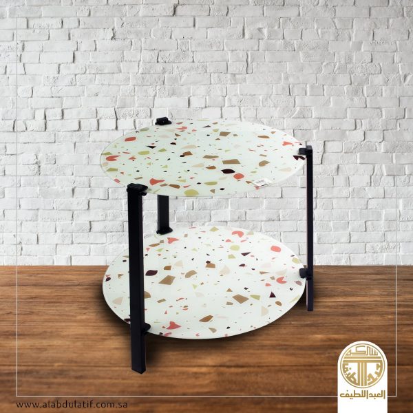 طاولة زجاج دوريين