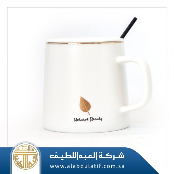 كوب سيراميك بغطاء