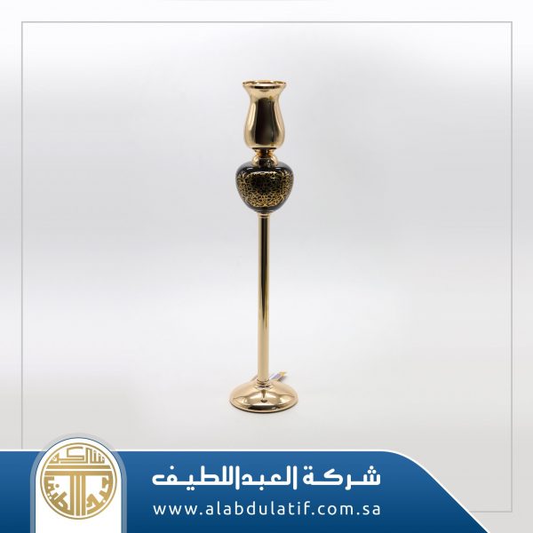 شمعدان ذهبي بقزاز مورد