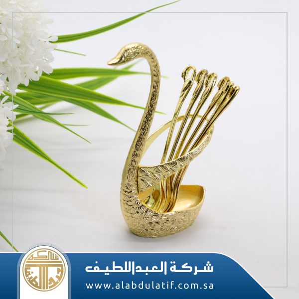 طقم ملاعق حلا بطه كبيره