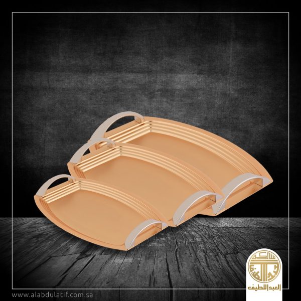 طوفرية اجاويد طقم 3 حبات مطفي مذهب