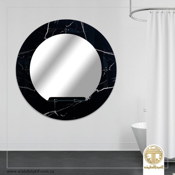 مرايا مدوره زجاج برف