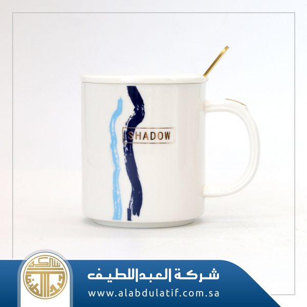 كوب سيراميك بغطاء