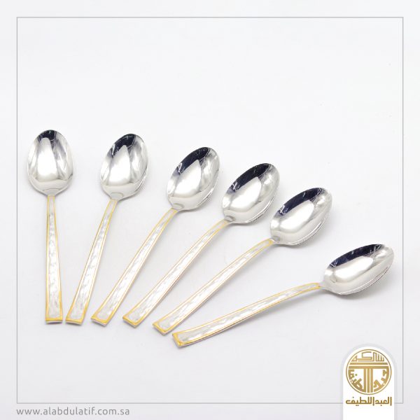 طقم ملاعق استيل 6ح