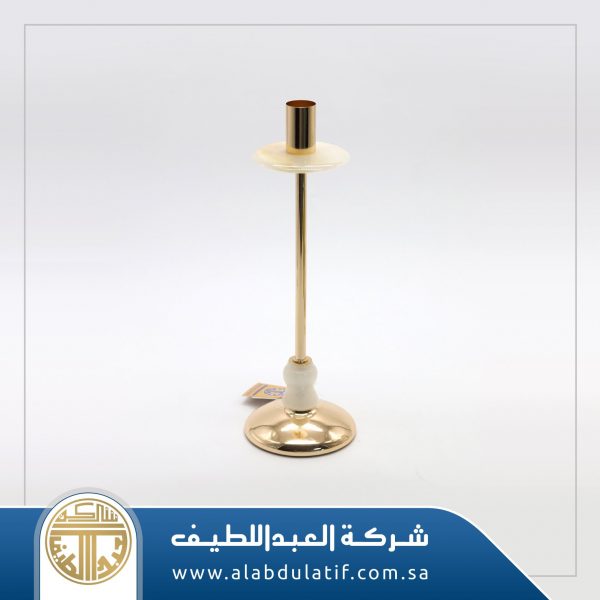 شمعدان ذهبي برخام