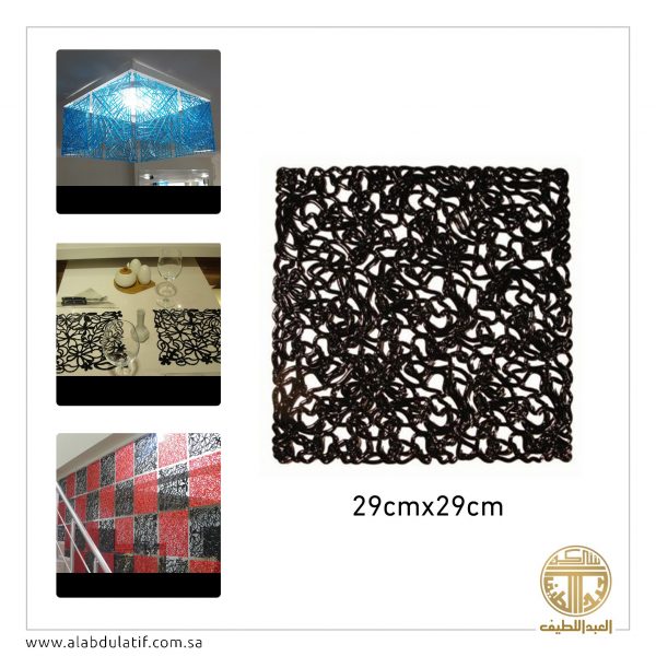 ديكور مربعات ملونه بلاستيك 10 حبات