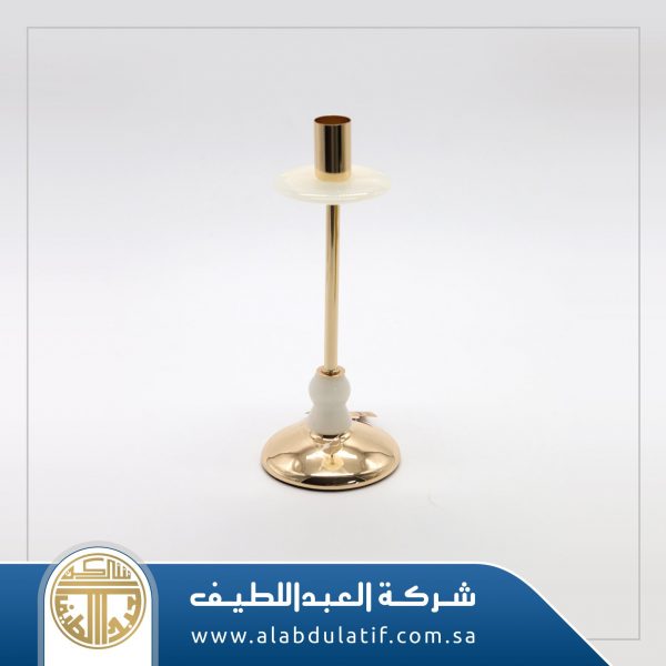 شمعدان ذهبي برخام