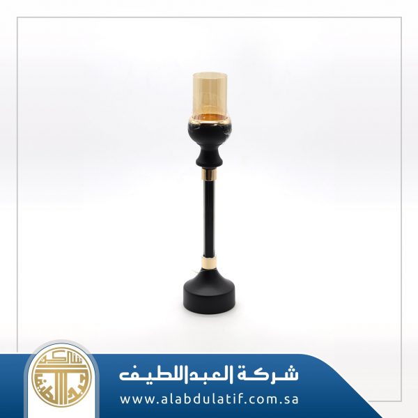 شمعدان ذهبي واسود