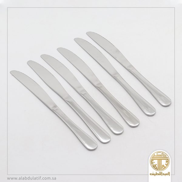 طقم سكاكين استيل 6ح