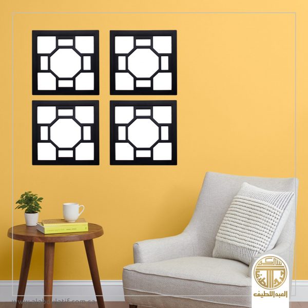 مرايا 4 قطع مربع