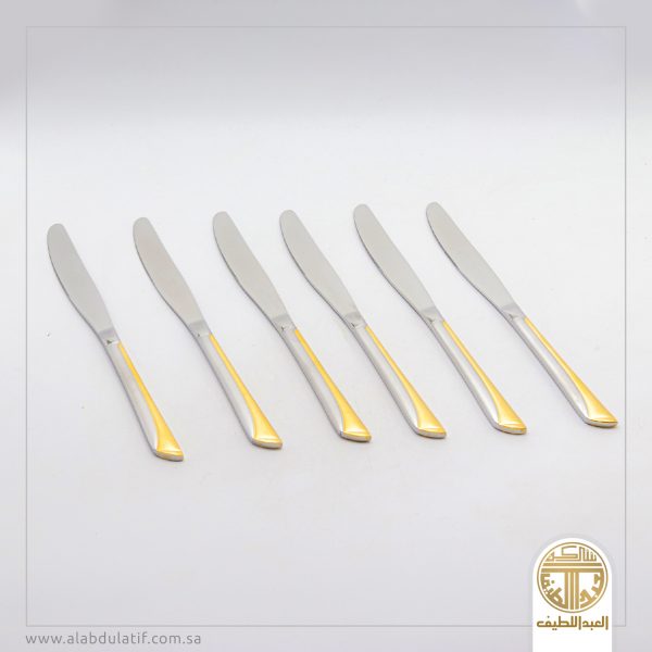 طقم سكاكين استيل 6ح
