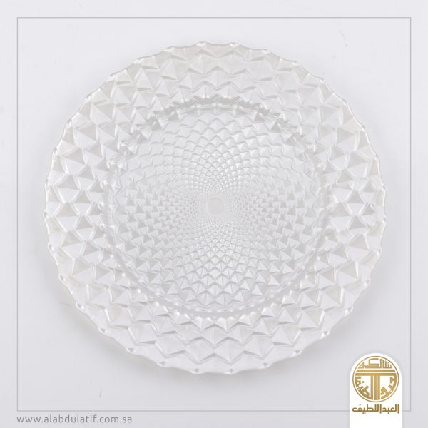 صحن تقديم زجاج