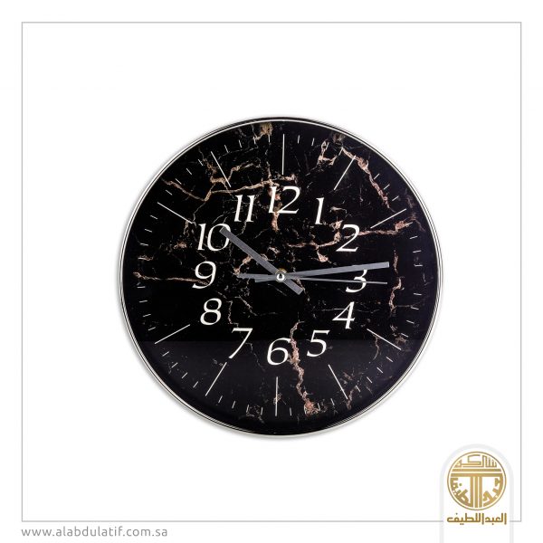 ساعة مدورة وسط