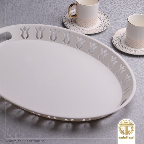 تبسي بلاستيك بيضاوي