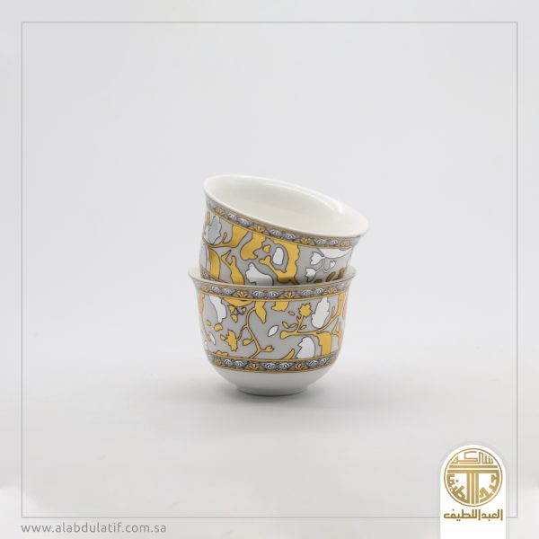 فناجين قهوه عربي بنقشه