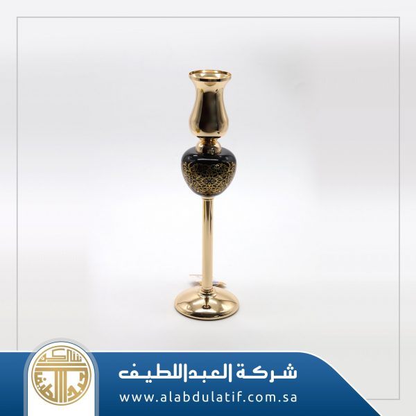 شمعدان ذهبي بقزاز مورد