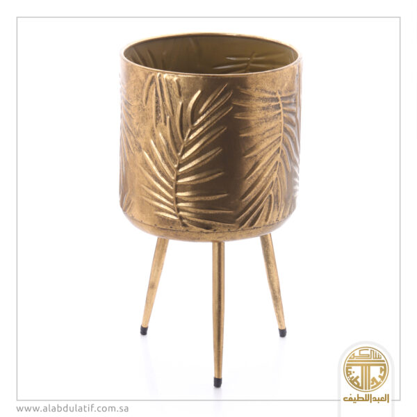 مركن زرع ذهبي لامع