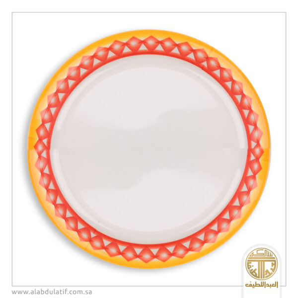 صحن ميلامين منقوش