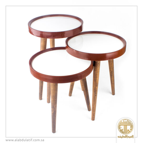طقم طاولات دائرية