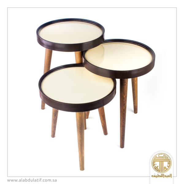 طقم طاولات دائرية
