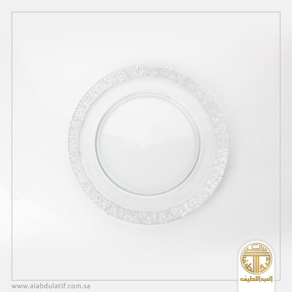 صحن تقديم بحوافر و أطراف فضي