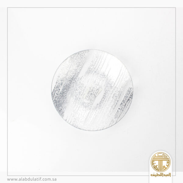 صحن تقديم شفاف محفور