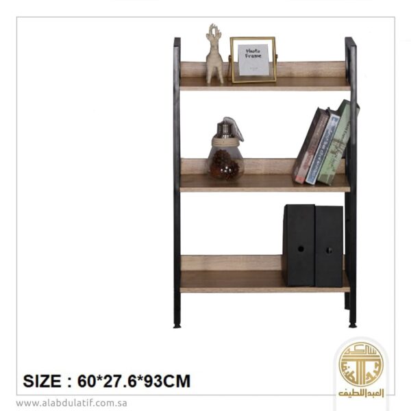 رف خشب 3 دور