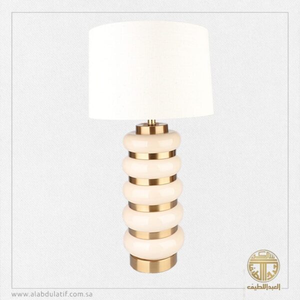 أبجورة سيراميك ذهبي