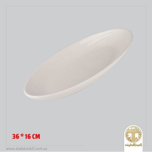 صحن سيراميك بيضاوي 36*16