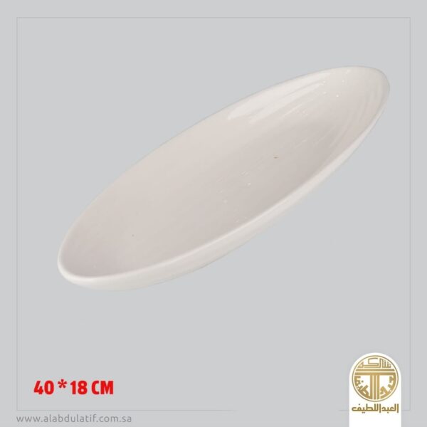 صحن سيراميك بيضاوي 40*18